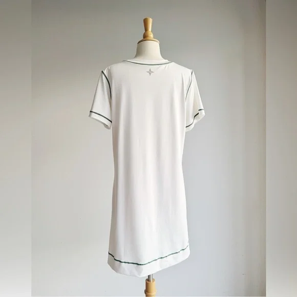 TUCKERNUCK White and Green Sport Dress XL - Picture 7 of 8